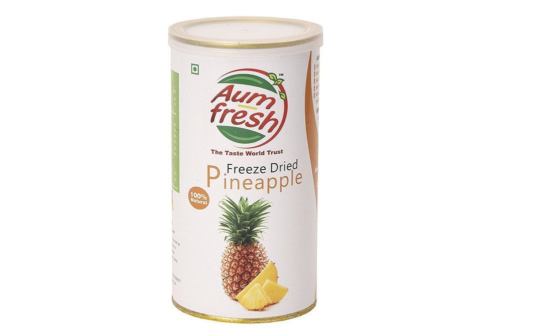 Aum Fresh Freeze Dried Pineapple    Tin  25 grams